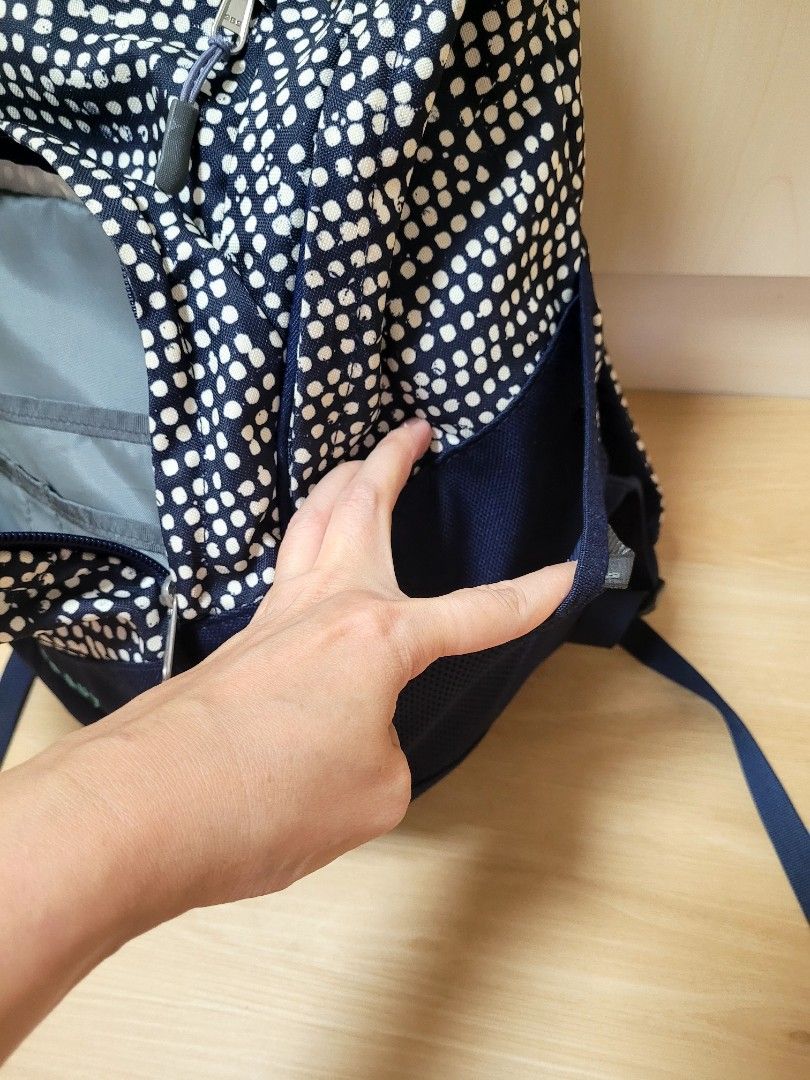 North face polka dot backpack online
