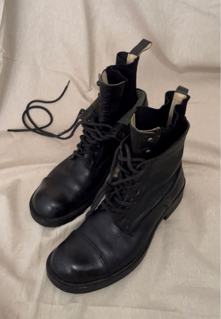 Number N ine Double Layered Boots ss08