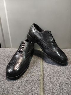 Louis Vuitton, Shoes, Louis Vuitton Lv Dress Shoes Oxford Brogues Leather  Wingtip Black Mens Uk 8 Us 9