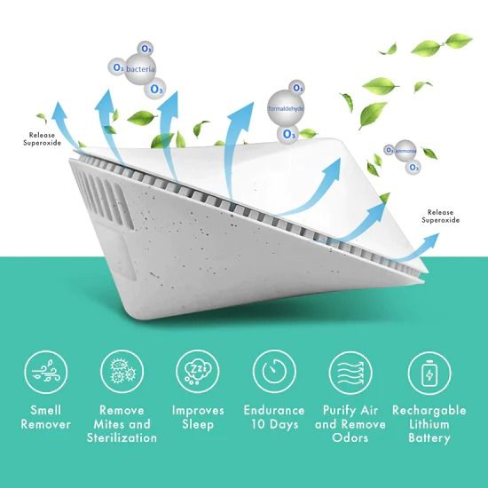 Air scrubber clearance ozone smell
