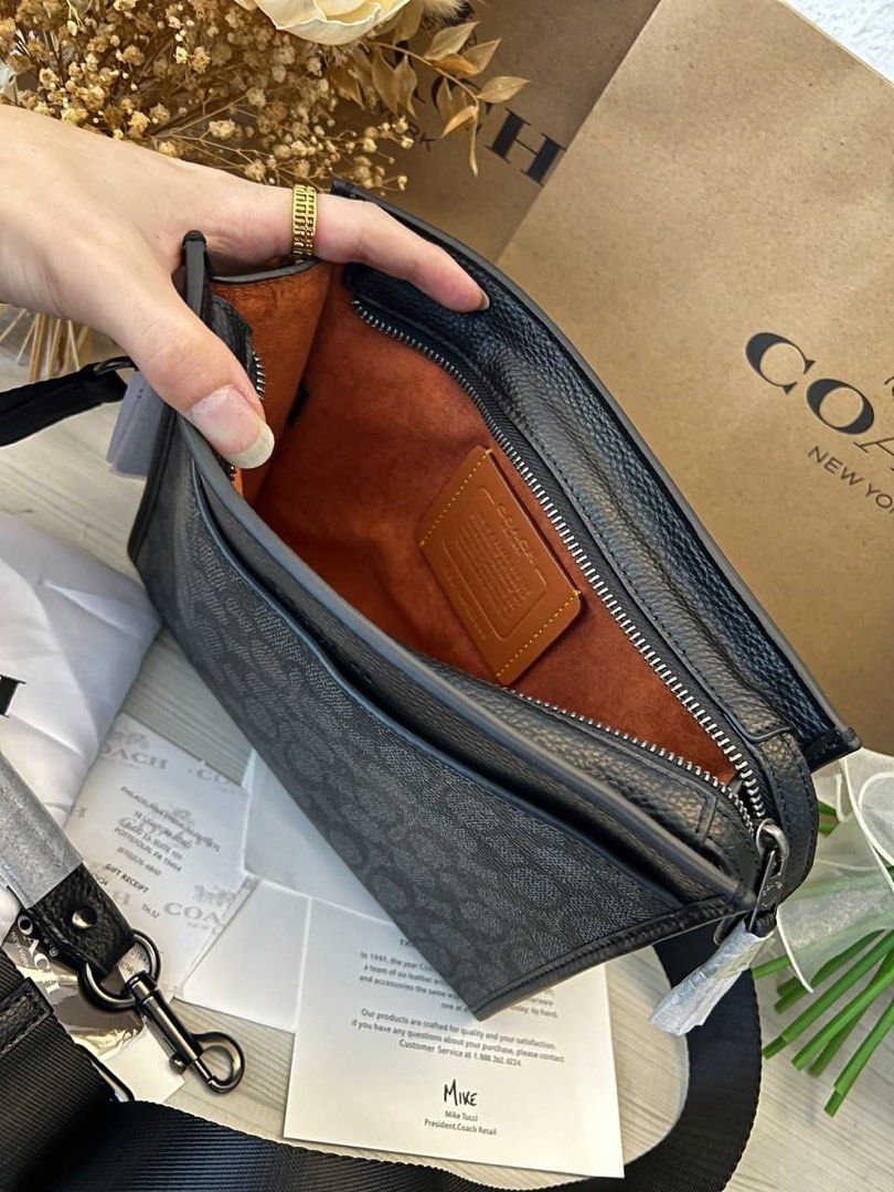 Coach outlet mens crossbody store bag