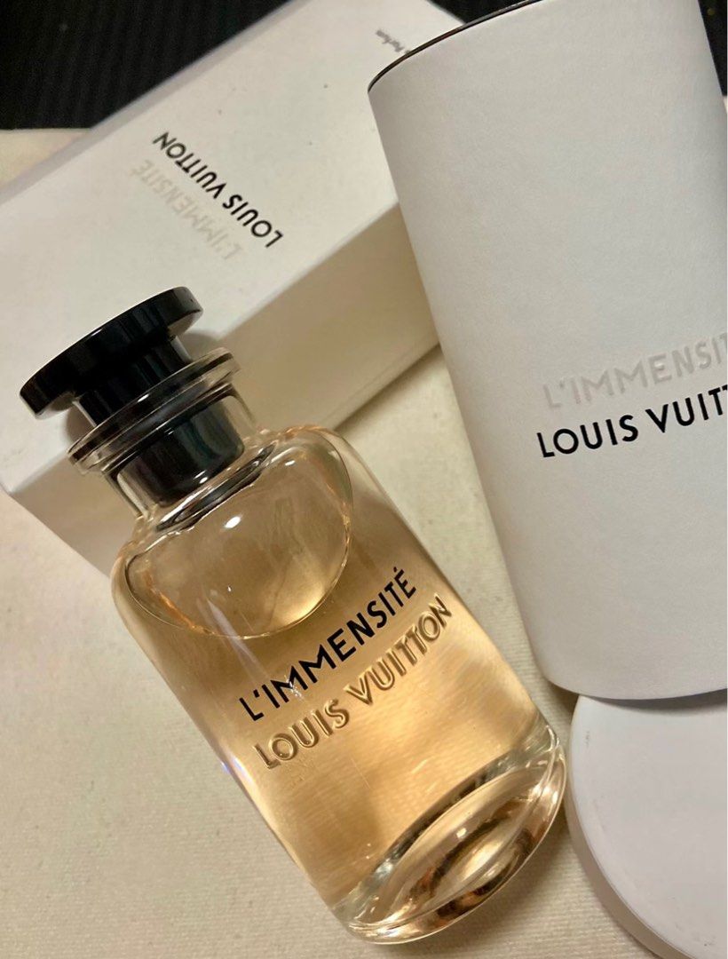 Louis Vuitton L'MMENSITE unisex perfume/ cologne empty bottle with paper  box - CAN DO REFILL, Beauty & Personal Care, Fragrance & Deodorants on  Carousell