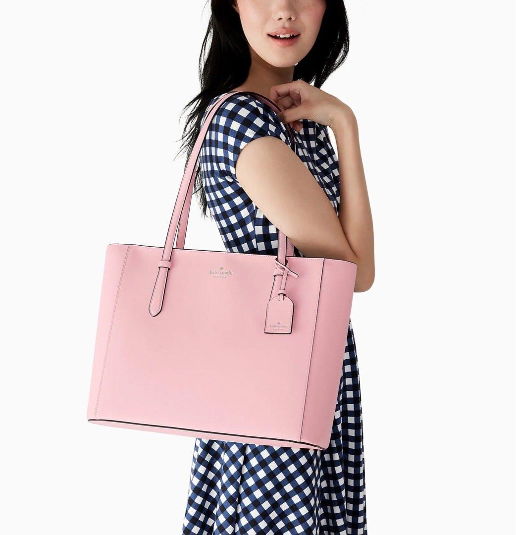 Kate Spade] Light Pink Tote Bag, Luxury, Bags & Wallets on Carousell