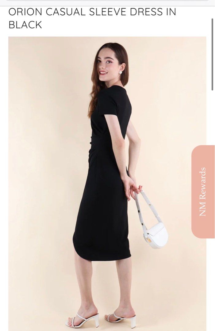 Casual black hotsell dress