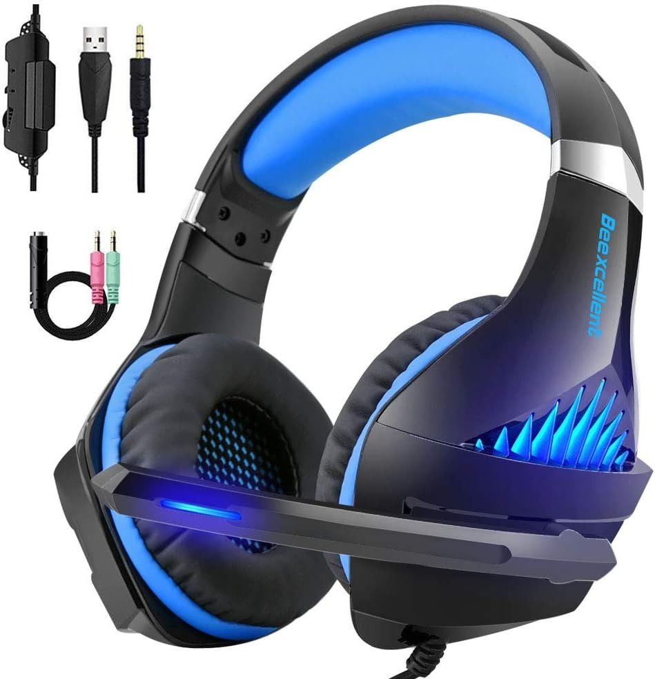 Over Ear Gaming Headset 3.5mm Cable for
