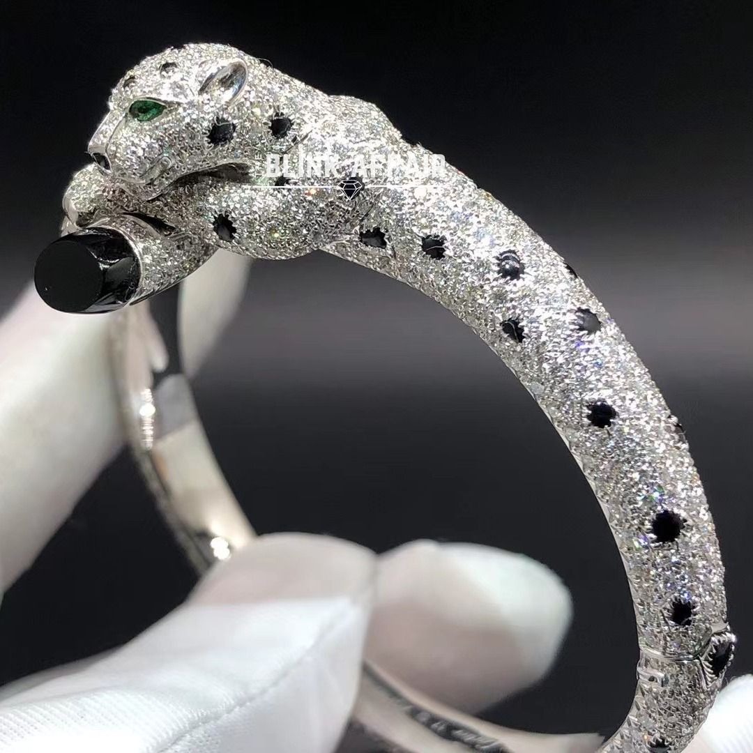 Panthere Classic Pave High Jewellery Bracelet Women s Fashion