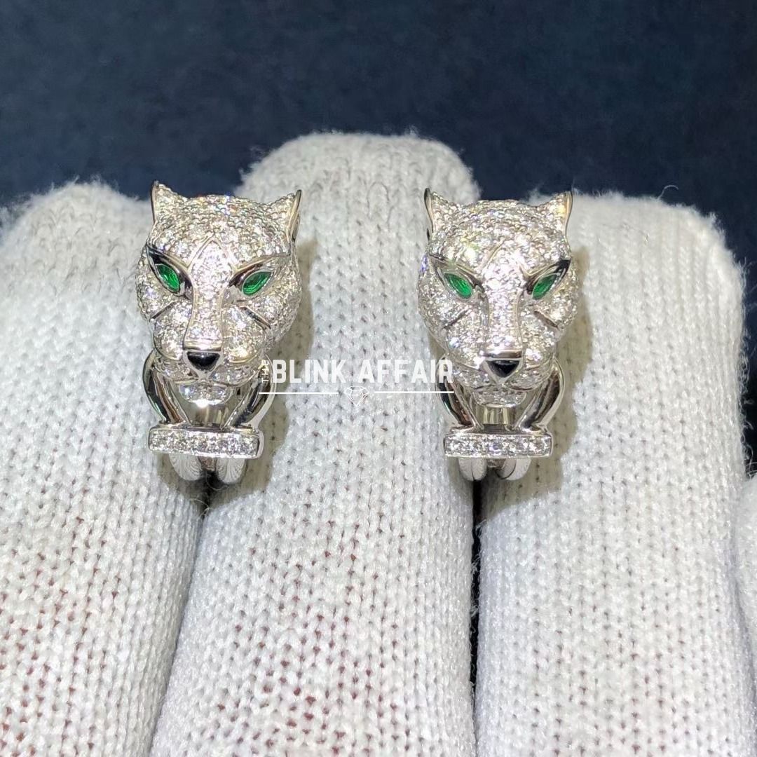 Cartier panther shop earrings