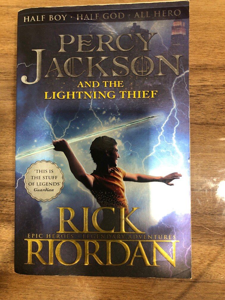Percy Jackson and the lightning thief, Hobbies & Toys, Books & Magazines,  Fiction & Non-Fiction on Carousell