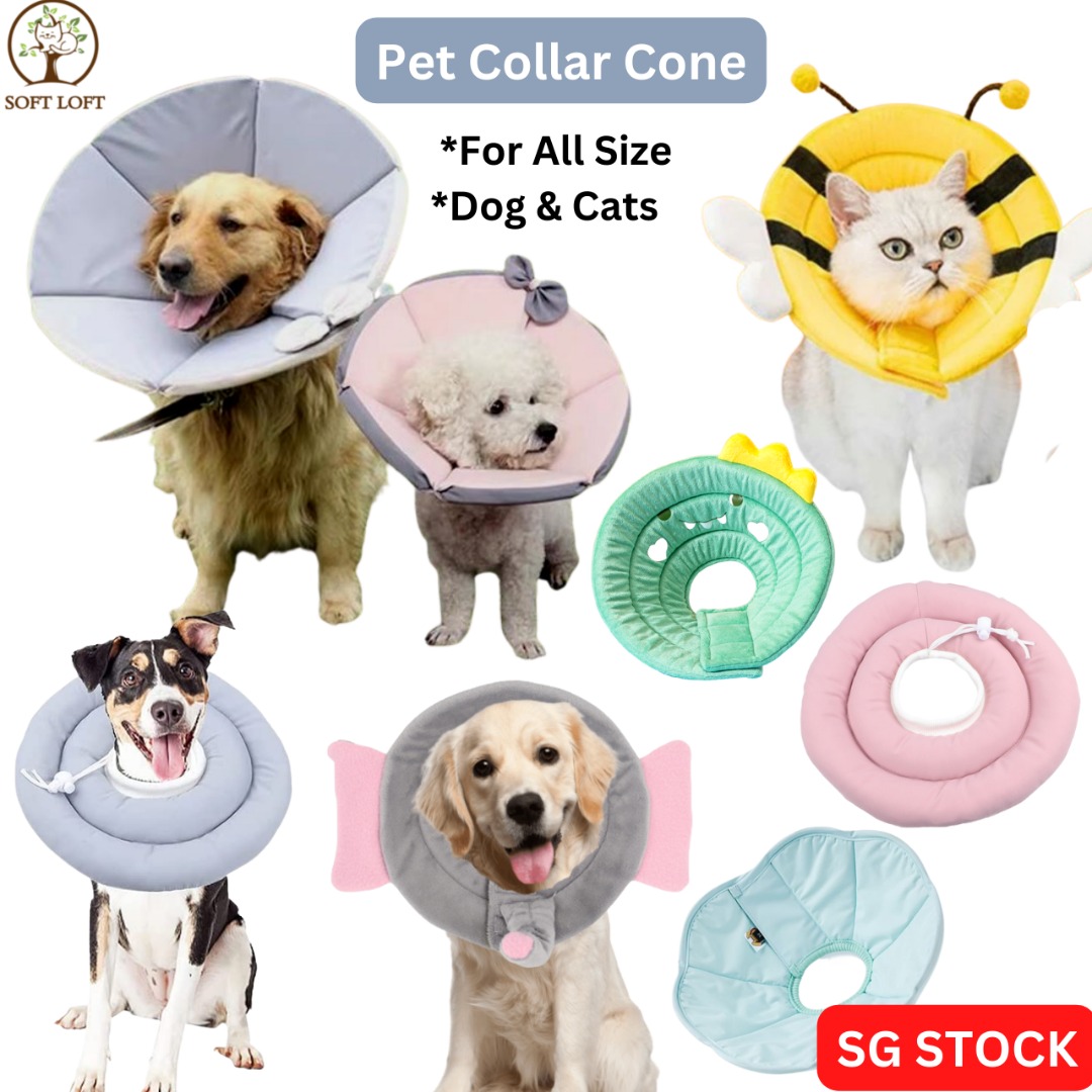 Pet Collar Dog Cat Cushion Collar Soft Pet Elizabethan Collar / Post