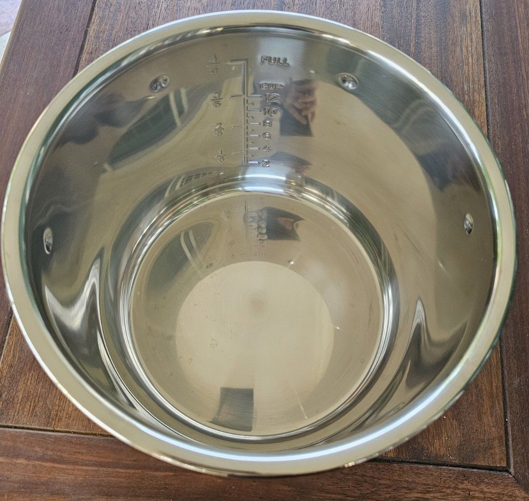 Philips Pressure Cooker Inner Pot HD2778 6L Stainless Steel for HD2139 HD2137