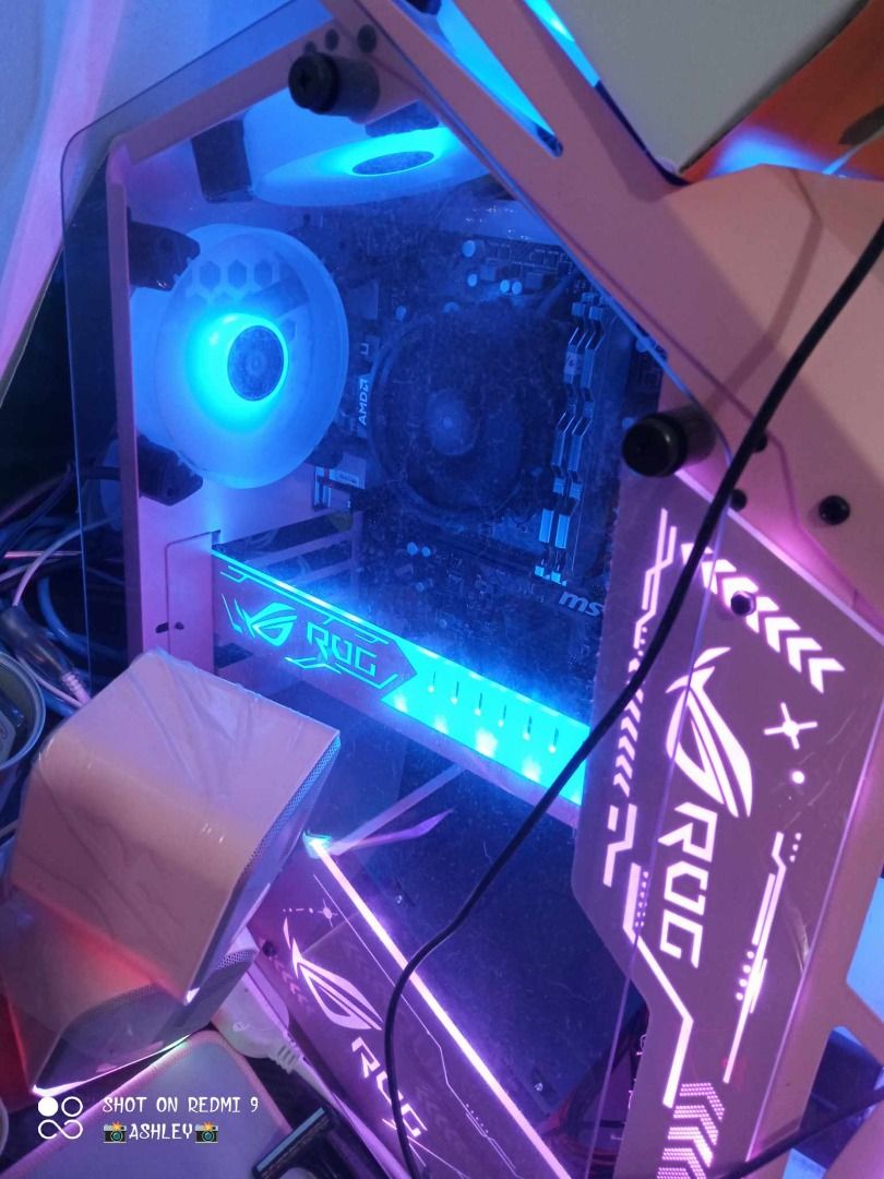 Pink Set-up Computer desktop, Computers & Tech, Desktops on Carousell