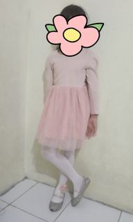 Pink tutu dress & pantyhose