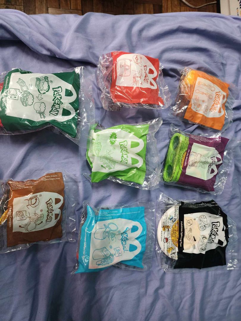 Pokemon Mcdonalds 2022 Sealed Full Set (Category: Character Goods) located in Pasig City. Submitted by misterjrieta2 (Listing ID 1251678346, Image 3). Description: Pokemon Mcdonalds 2022 Sealed Full Set Scheduled Meetup/Shipping: can schedule meetup at Greenhills or Megamall. also can ship from Pasig, the buyer have to book it's preferred courier for shipping, payment via gcash/paymaya/bpi before booking..
