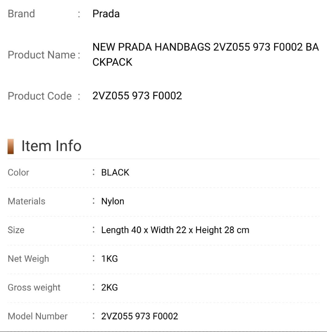新淨Prada Tessuto Nylon backpack 尼龍背包, 男裝, 袋, 背包- Carousell
