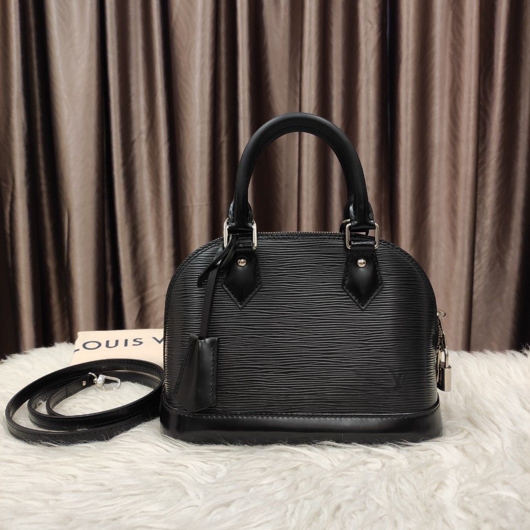 Pre-order LV Louis Vuitton Alma BB Epi Leather Black, Luxury, Bags &  Wallets on Carousell