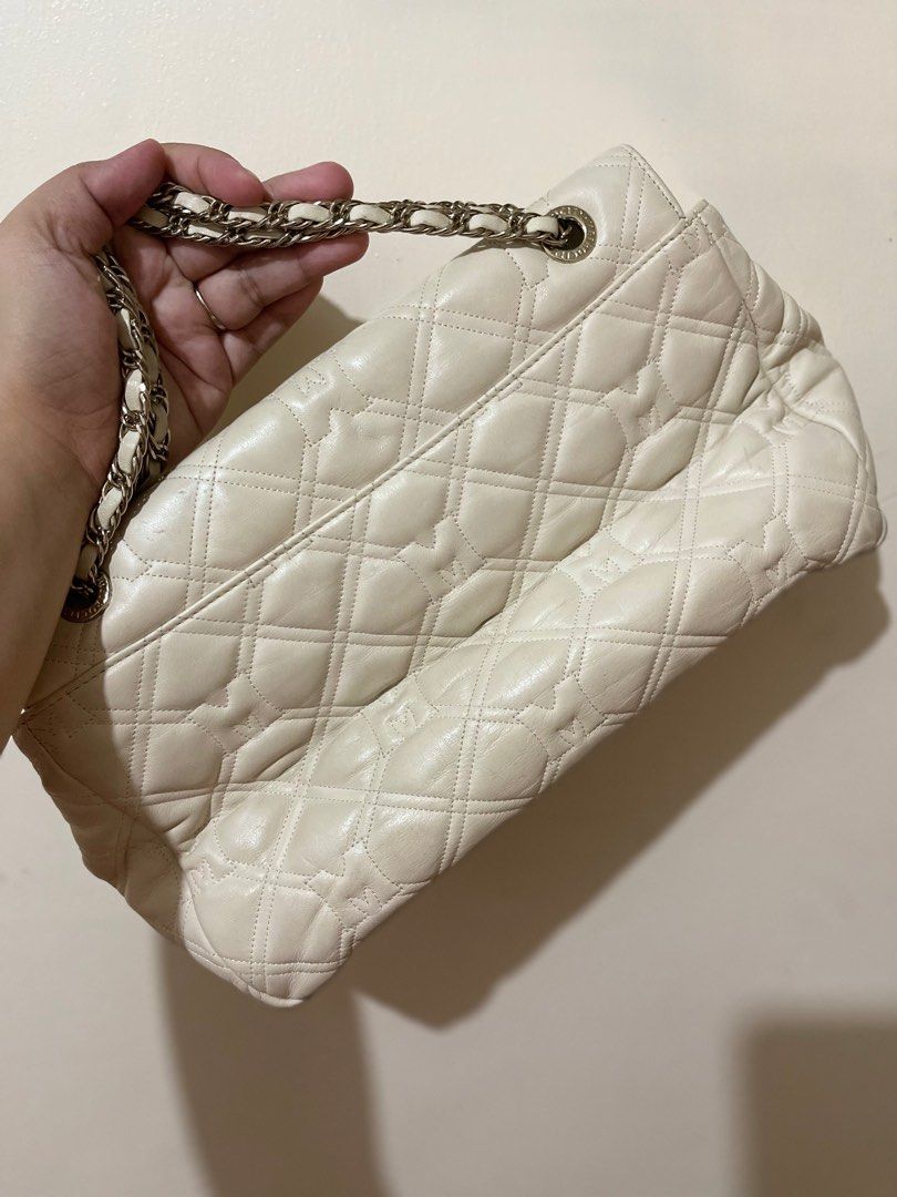 PRELOVED: Metro City Quilted Double Flap Chain Shoulder Bag