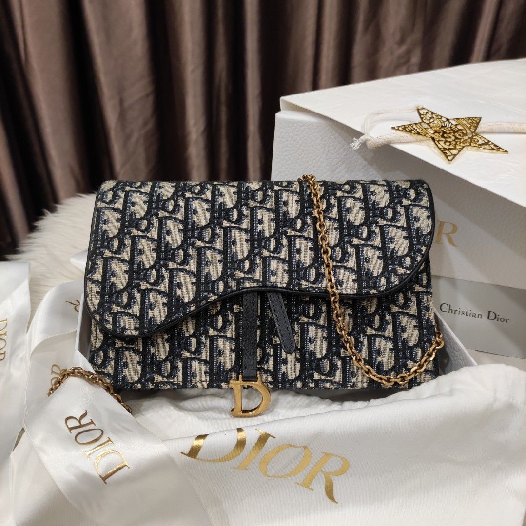 Dior saddle bag, Luxury, Bags & Wallets on Carousell