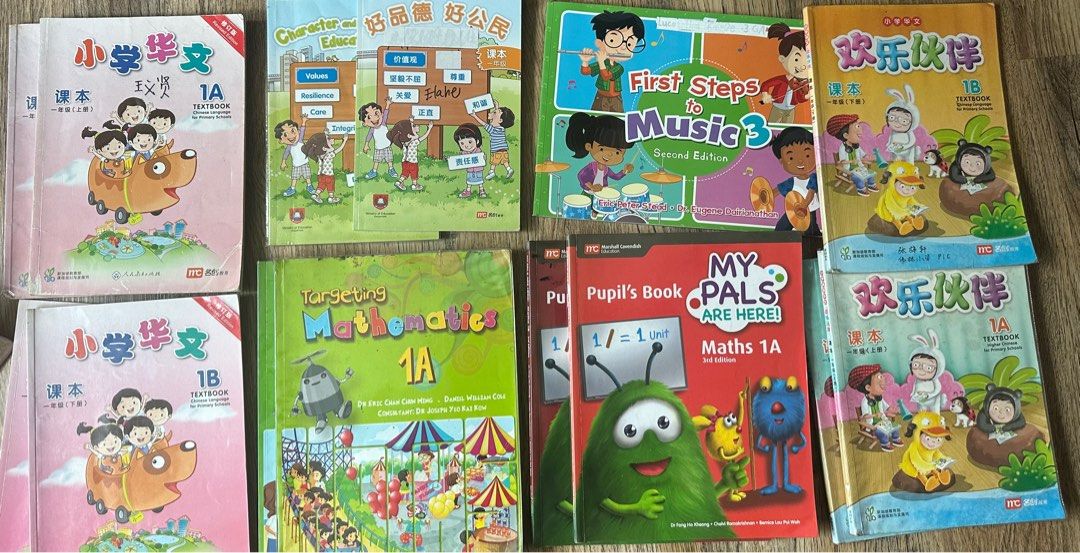 Primary 1 textbooks, Hobbies & Toys, Books & Magazines, Textbooks on ...