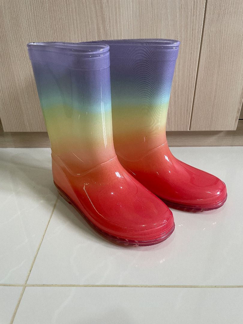 Rainbow rubber boots outlet