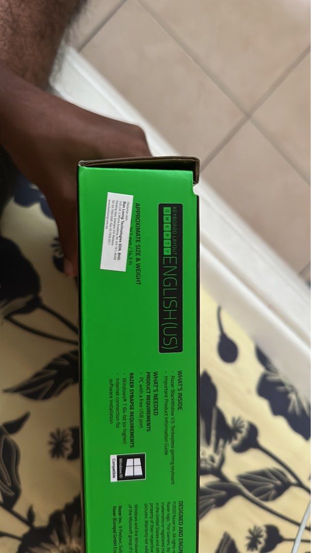 Razer Blackwidow Tenkeyless, Computers & Tech, Parts & Accessories ...