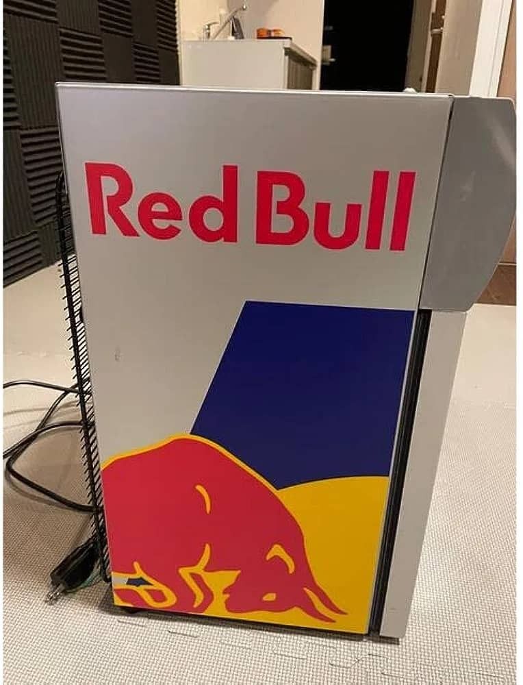 Red bull mini fridge, TV & Home Appliances, Kitchen Appliances
