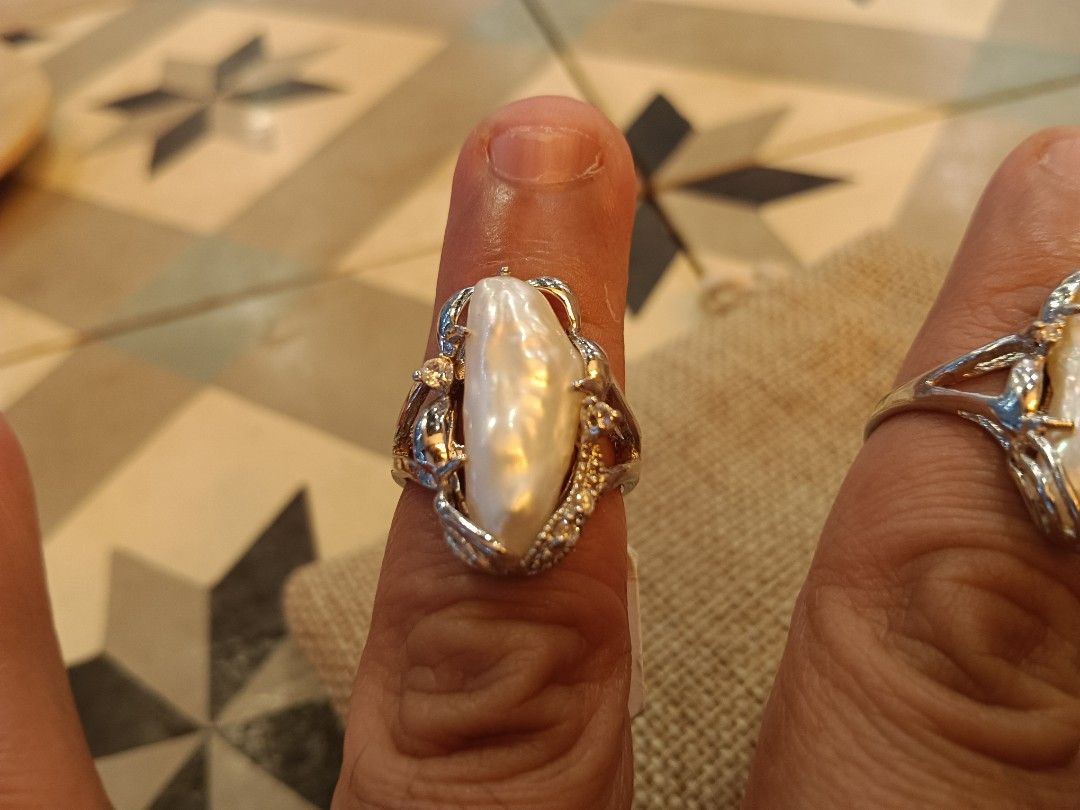 Real pearl ring new arrivals