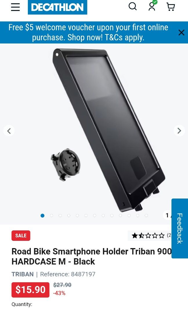 Triban smartphone holder store