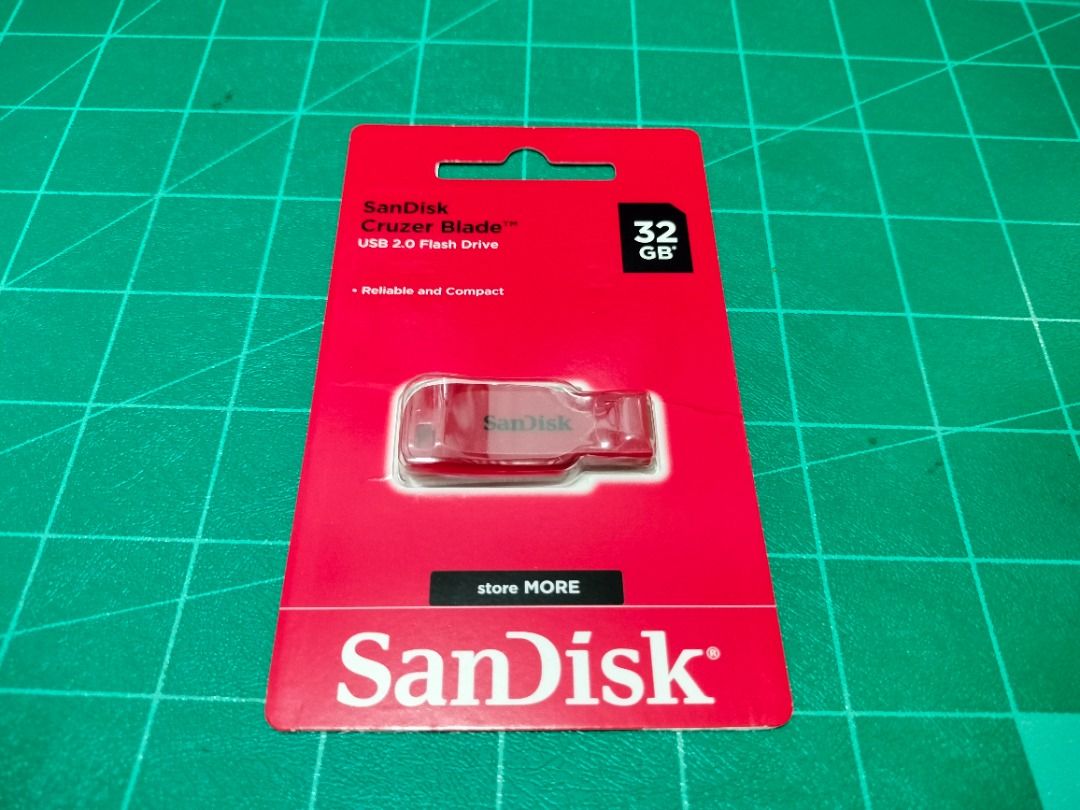 Sandisk Cruzer Blade 32gb USB Flash Disk Drive (Category: Memory & SD Cards) located in Quezon City. Submitted by kyrex12 (Listing ID 1251783298, Image 1). Description: -orig/legit/authentic -with 1 week warranty -accept for shipping via GRAB, SPEEDY/BORZO and LALAMOVE COD(buyer's expense) -accept GCASH, MAYA, GRABPAY and SHOPEEPAY payment -COMPATIBILITY IS BUYER'S RESPONSIBILITY .
