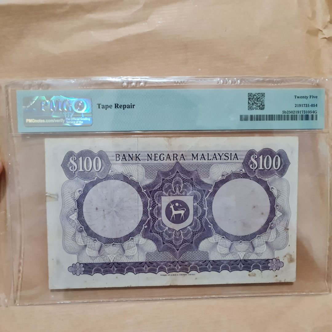 SA-RATUS RINGGIT 1967-100 RINGGIT Malaysia, Hobbies & Toys, Memorabilia ...