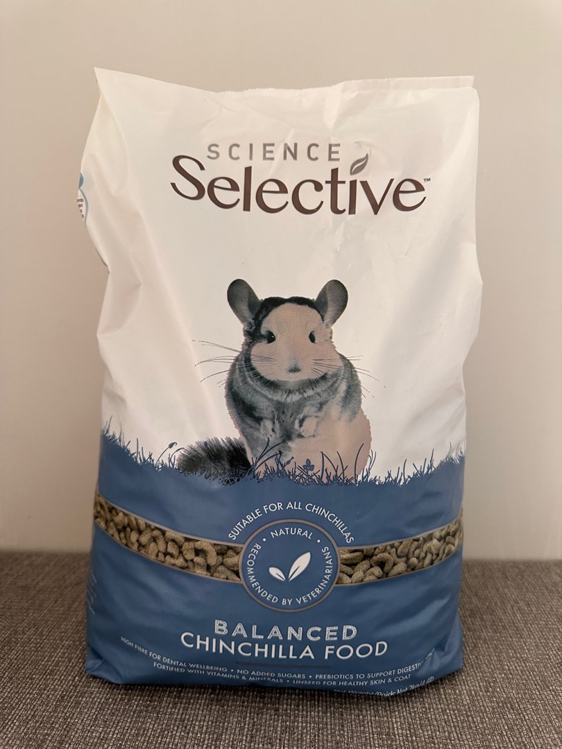 Selective outlet chinchilla food