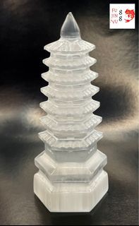 Selenite High Quality Pagoda Cleansing Crystal