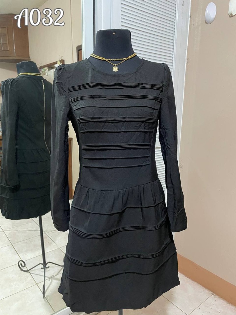 Semi casual black dress discount