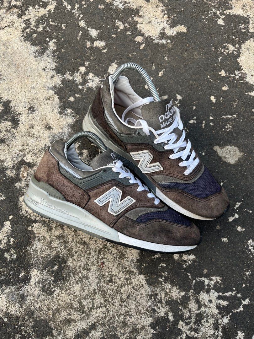 Sepatu New balance 997 USA brown second original Fesyen Wanita