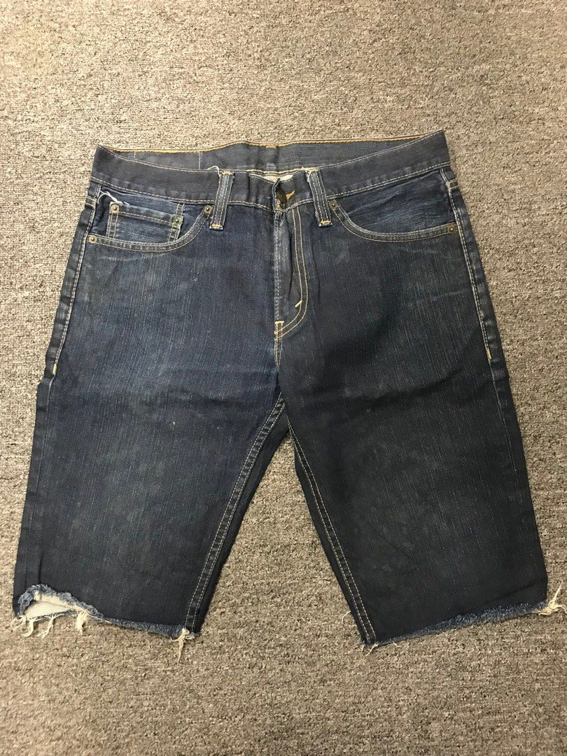 Size 33 levis jeans short Men s Fashion Bottoms Shorts on Carousell