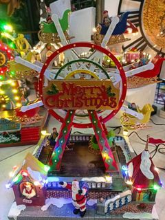 Sled Ferris Wheel Christmas Village