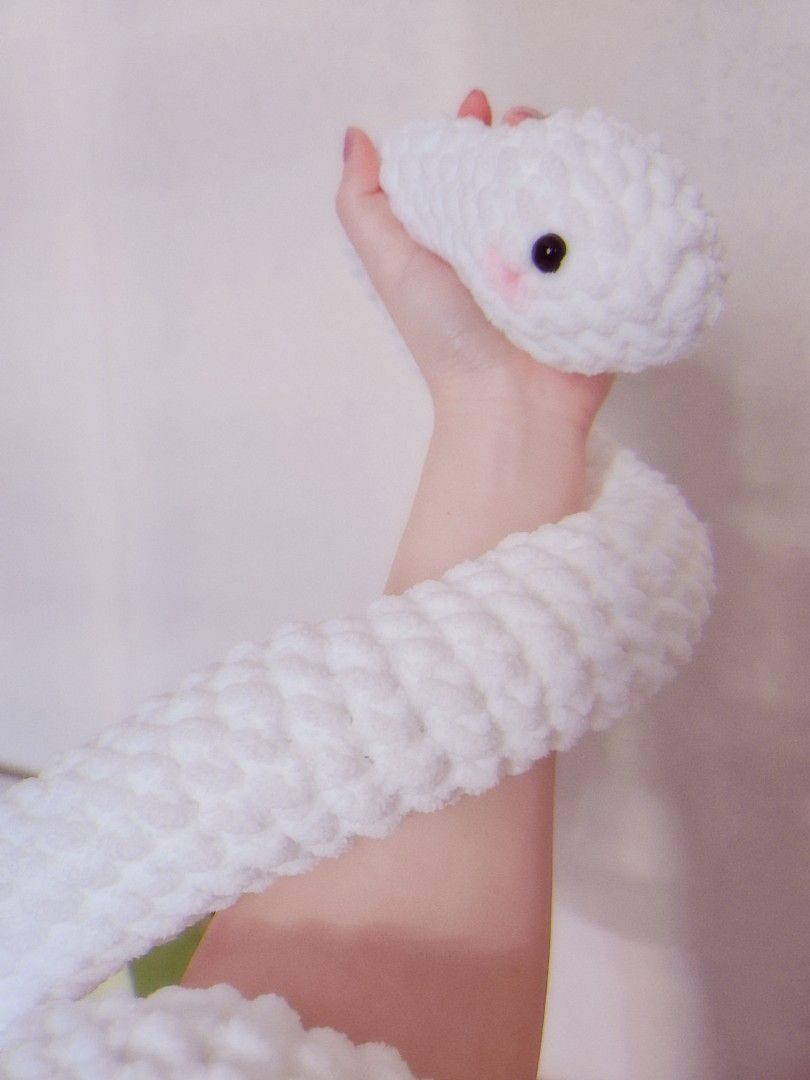 Snake Crochet, Hobbies Toys, Stationery Craft, Handmade Craft
