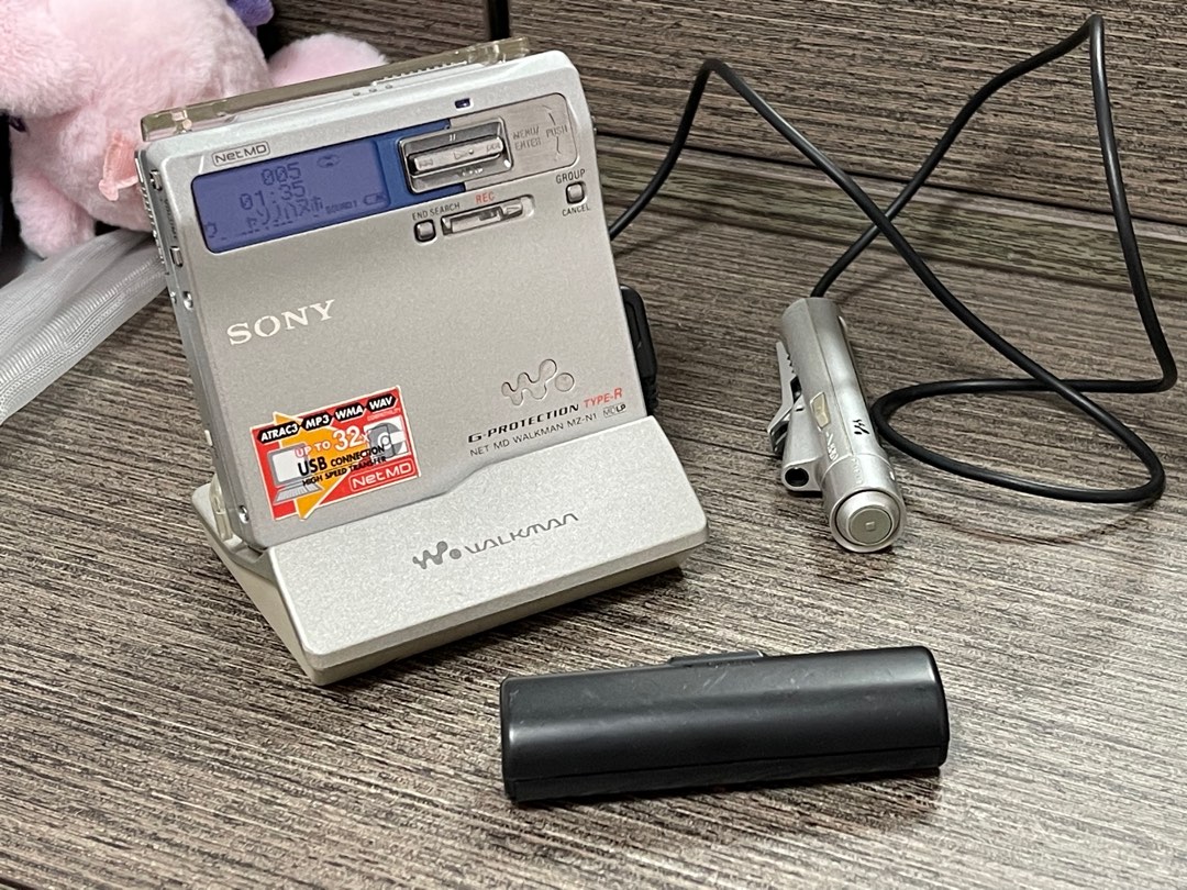 SONY NET MD WALKMAN MZ-N1 ブルー - ポータブルプレーヤー