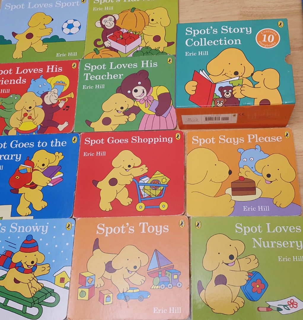 Spot's Story Collection 10 books by Eric Hill, Hobbies & Toys, Books