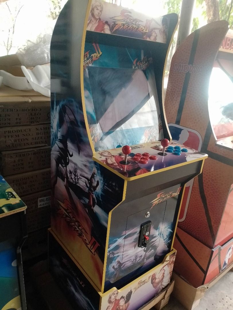 Stand Up Arcade Machine Street Fighter Black 3300 Game - Pandora's Box ...
