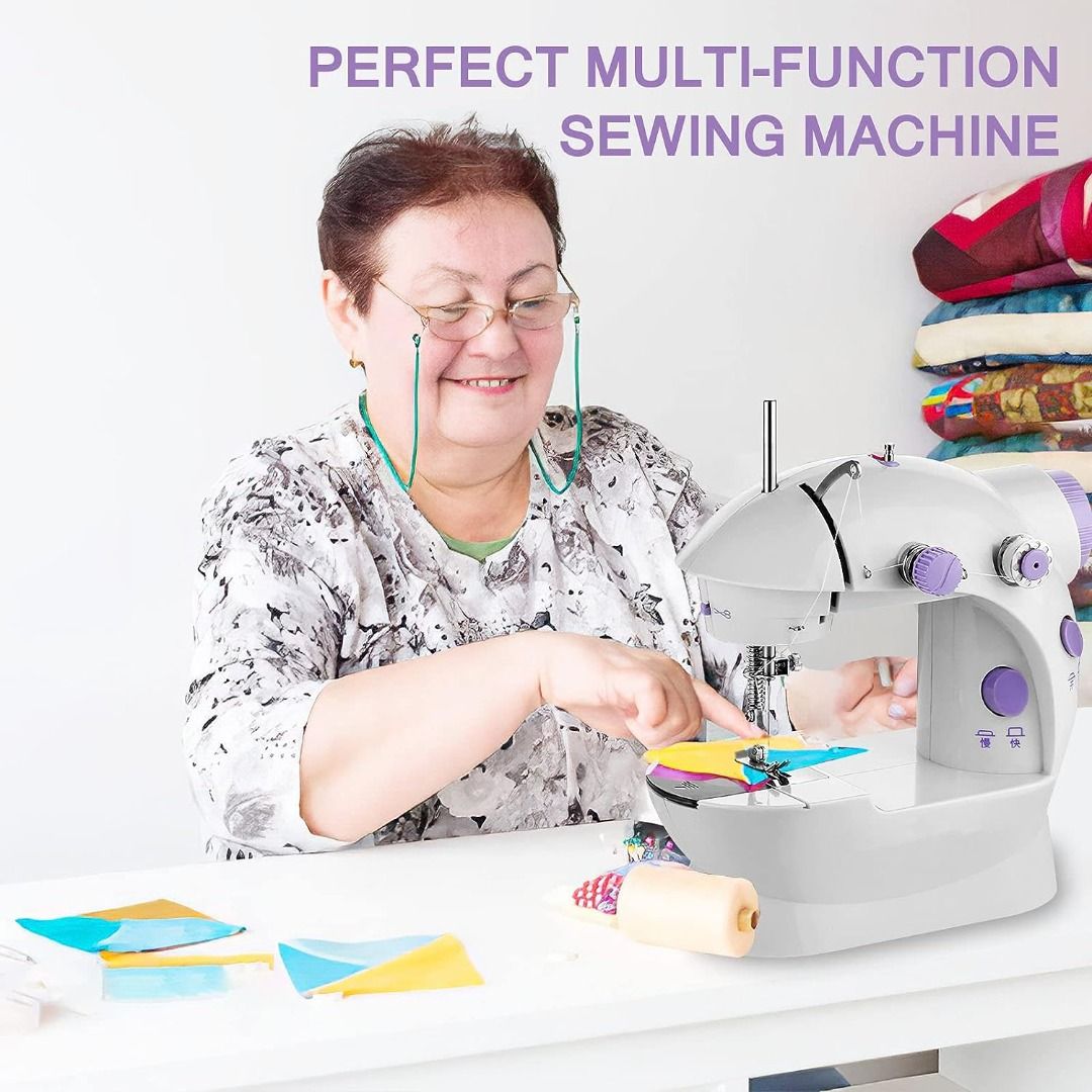 "[Stockist.SG] CMini Beginner's Electric Sewing Machine with Adjustable