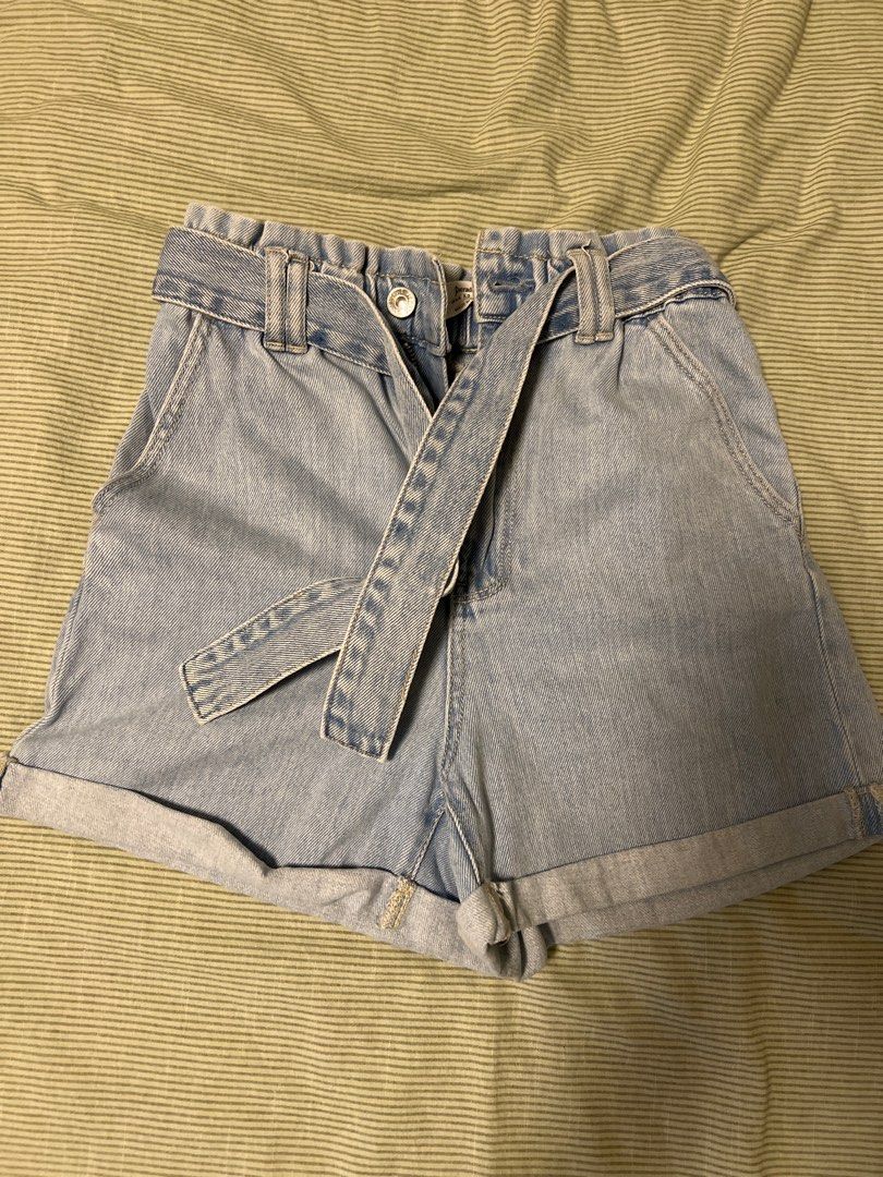 Short denim paper bag stradivarius new arrivals
