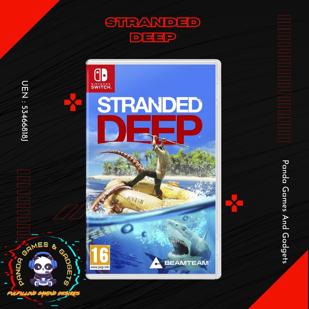 STRANDED DEEP - Nintendo Switch, Brand New