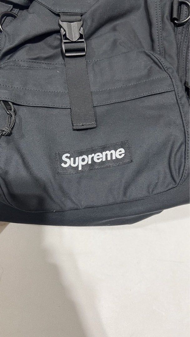 Supreme Field Backpack SS23 (black), 名牌, 手袋及銀包- Carousell