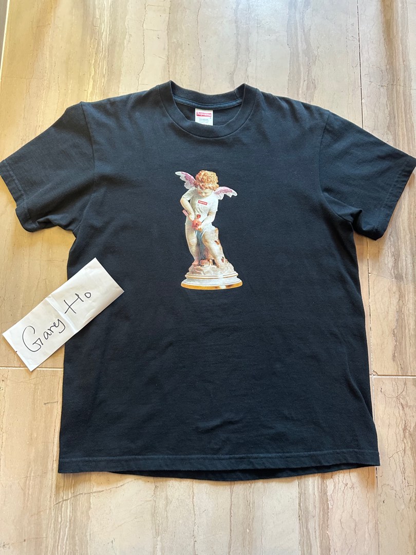 Supreme Cupid Tee (Black) S Size, 男裝, 上身及套裝, T-shirt、恤衫