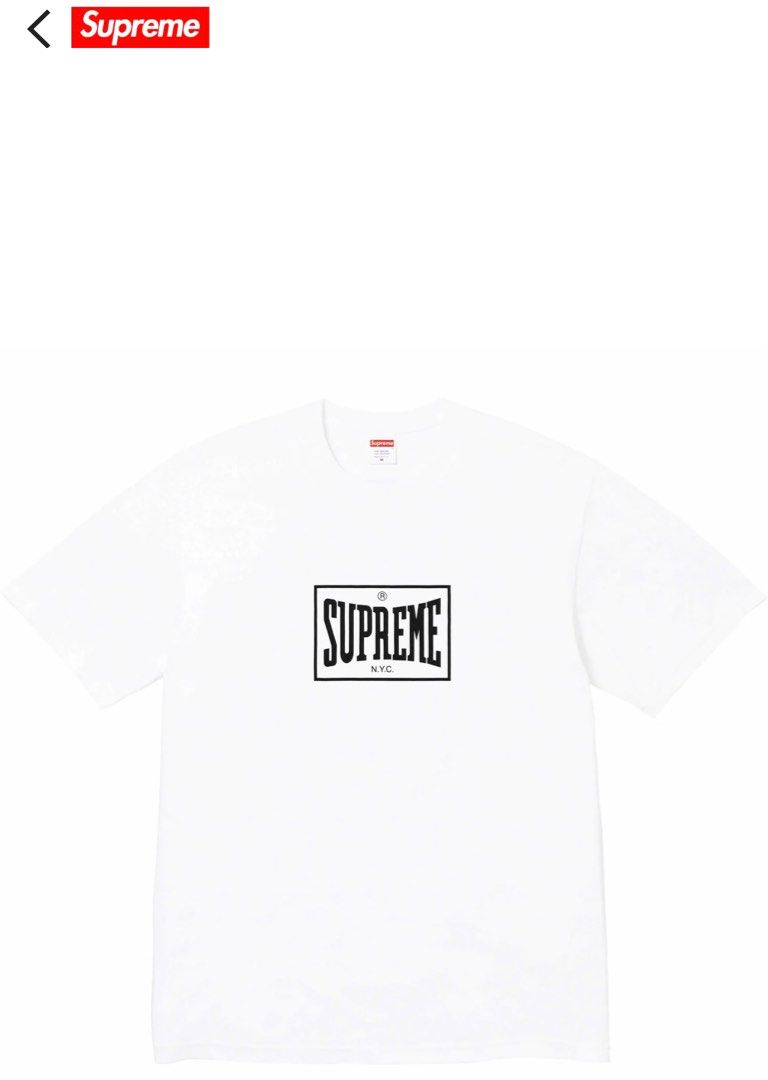 1$ Auctions - Supreme T-Shirt PHOTO (FW23) White