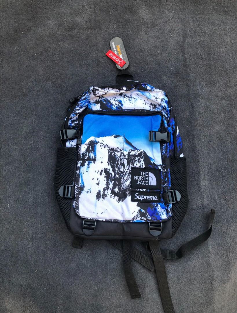 💯原裝原盒〗Supreme x TNF 14SS Expedition Map 花地圖書包x TNF