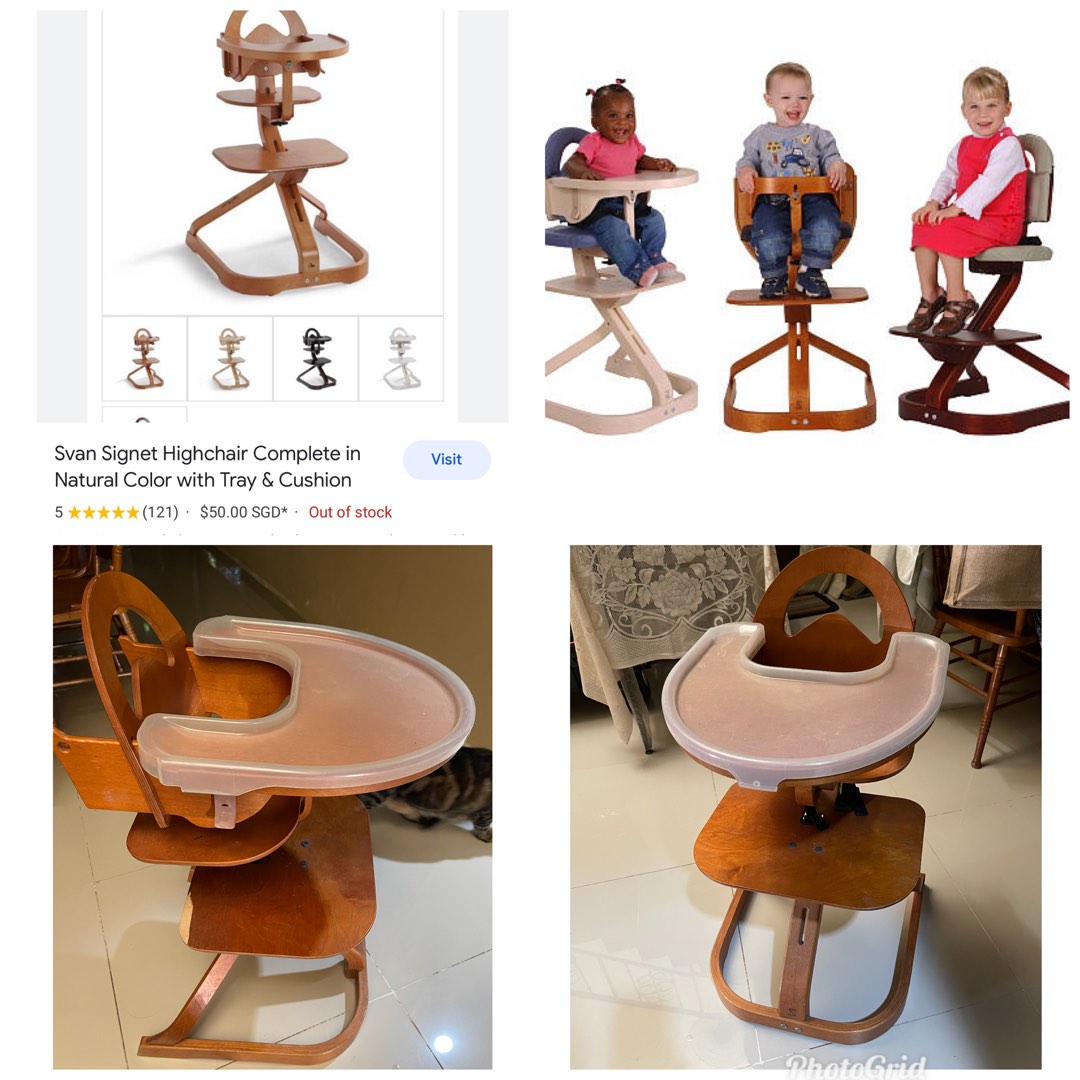 Svan Signet Complete High Chair with Removable Tray Babies Kids