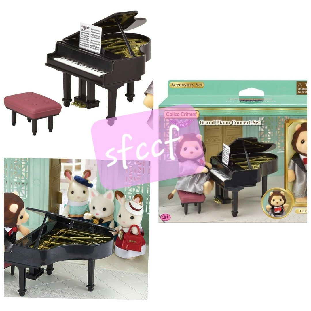 Calico critters grand piano concert set new arrivals