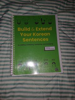 Talk to me in korean Build and Extend Korean Sentences Book