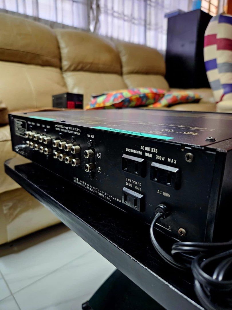 Technics Su Stereo Flat Preamplifier Audio Other Audio Equipment On Carousell
